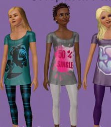 Одежда для подростков для Симс 3 в формате sims3pack
