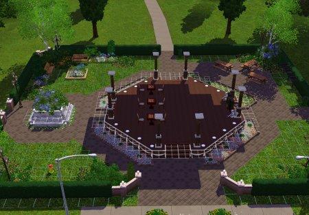 Жилой дом Газибо для Симс 3 в формате sims3pack