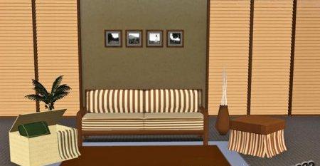 Мебель для гостинной (Cимс 3) в формате sims3pack