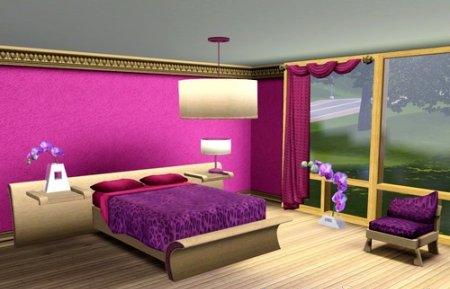 Гламурная мебель для спальни (Симс 3) в формате sims3pack