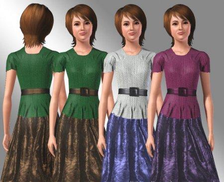 Небольшой набор одежды для Симс 3 в формате sims3pack