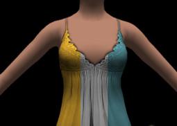 Летнее платье для Симс 3 в формате sims3pack