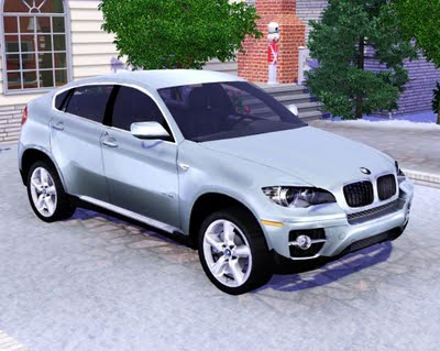 Автомобиль BMW X6 2009 для игры Симс 3 в формате sims3pack