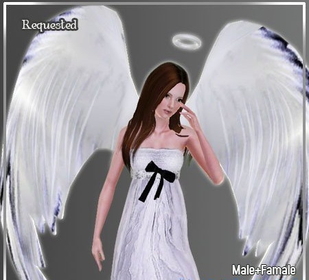 Нимб и крылья ангела для Симс 3 в формате sims3pack