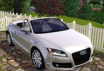 Автомобиль Audi TT Roadster (2009) для Симс 3 в формате package