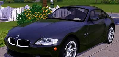 Автомобиль BMW Z4 M для Sims 3 в формате sims3pack