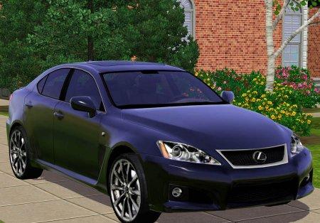 Автомобиль LEXUS IS F для Sims 3