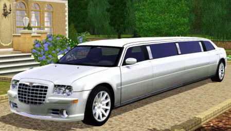 Лимузин для Sims 3 в формате sims3pack
