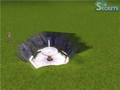 Делаем фонтан в воде в игре Симс 3