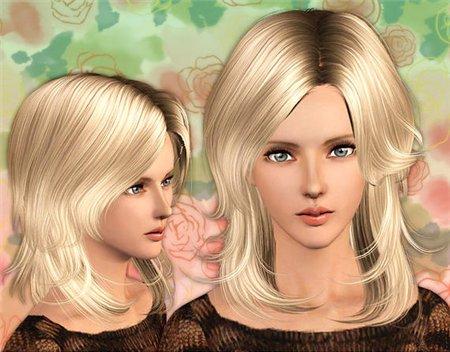 Причёска женская от Newsea для Симс 3 в формате package