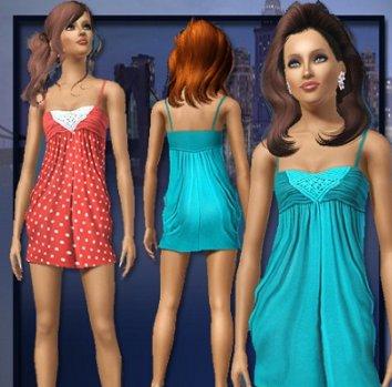 Набор платьев для вечеринки для Симс 3 в формате sims3pack