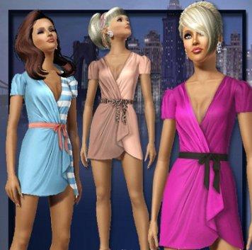 Набор платьев для вечеринки для Симс 3 в формате sims3pack