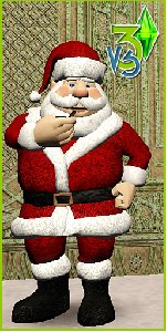 Санта Клаус (декор) для Sims 3 в формате sims3pack