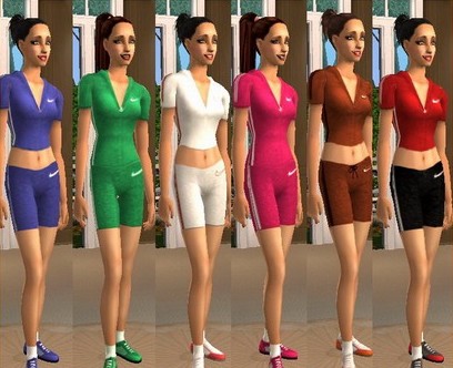 Спортивные костюмы Nike для Sims 2