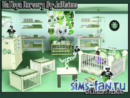 Мебель для детской от Jomsims для Симс 3 в формате sims3pack