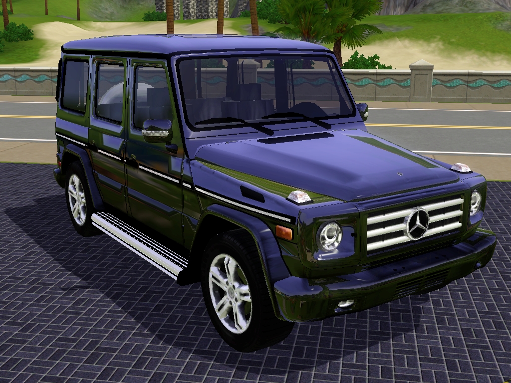 Автомобиль Mercedes G500 для Sims 3 в формате package » The Sims - всё для игр  Sims 5, Sims 4, Sims 3, sims 2, sims