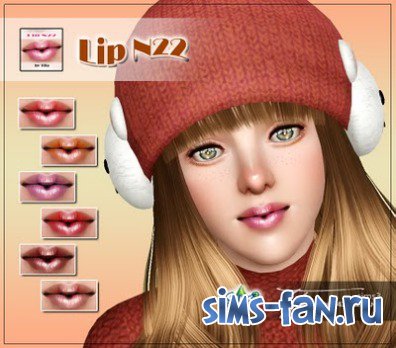 Помада Lip N22 от Tifa в Sims3