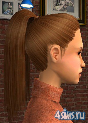 Красивая причёска с отливом для Sims2