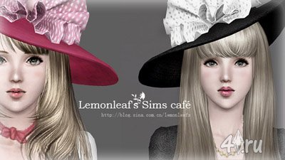 Шляпка от Lemonleaf для Sims 3