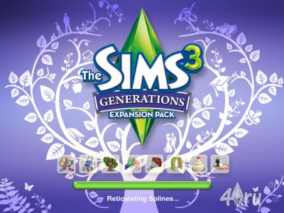 Экраны загрузки "The Sims 3 Generations" (Все Возрасты)