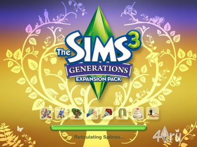 Экраны загрузки "The Sims 3 Generations" (Все Возрасты)