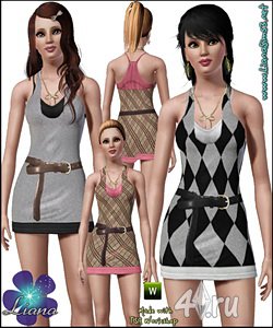 Набор одежда от Liana для Симс 3 в формате sims3pack