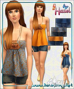 Набор одежда от Liana для Симс 3 в формате sims3pack