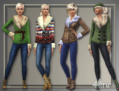 Набор одежды от All About Style для Sims 3 в формате sims3pack