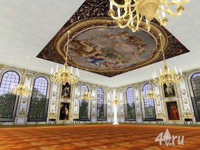Коллекция королевских потолков в стиле Барокко для Симс 3 в формате sims3pack