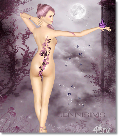 Костюм Евы от Jennifer для Симс 3 в формате sims3pack