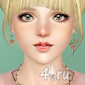 Серьги от S-Club для Симс 3 в формате sims3pack