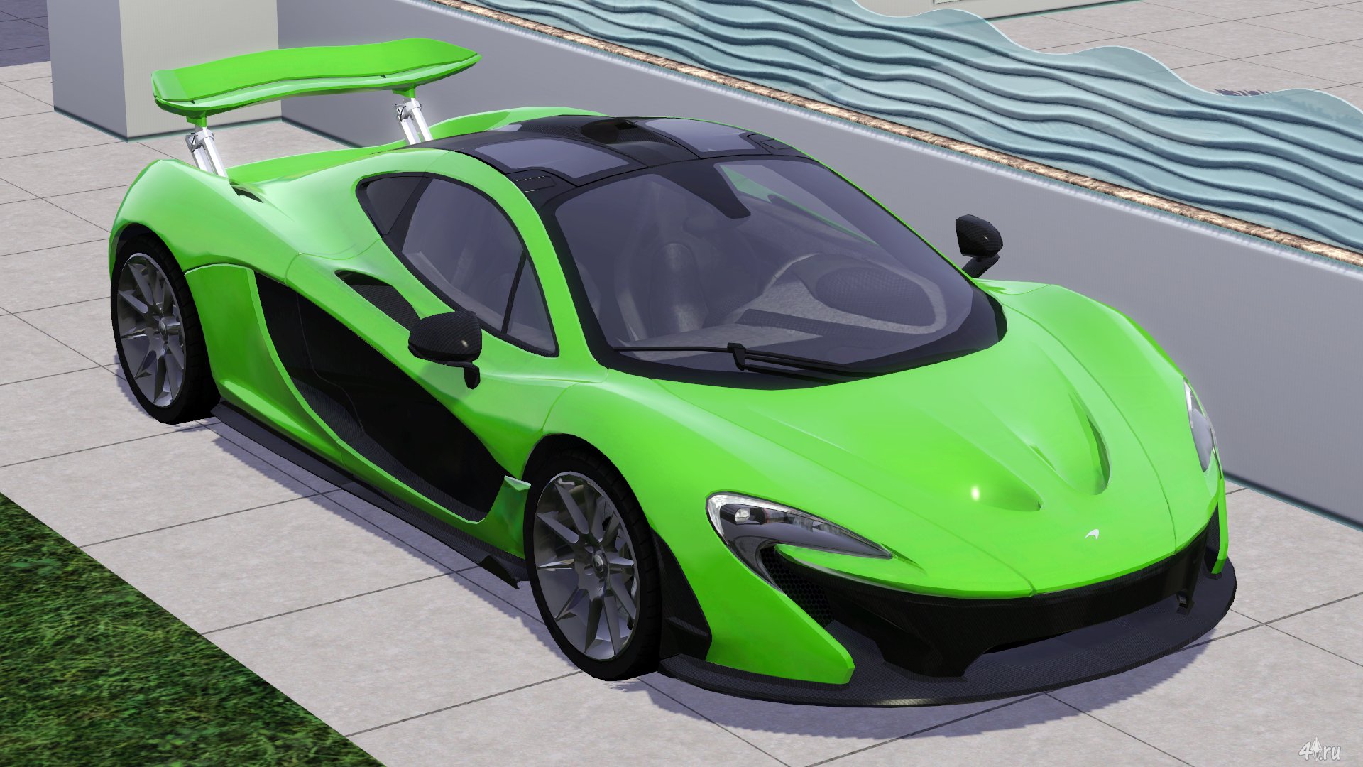 Автомобиль Макларен П1 (McLaren P1) 2014 года от Fresh-Prince для игры Симс  3 в формате sims3pack