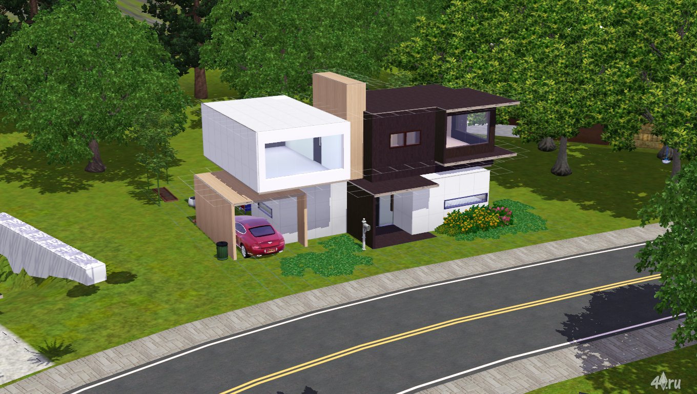 Дом Modern House 04 от Paukovnenado для Симс 3 » The Sims - всё для игр Sims  5, Sims 4, Sims 3, sims 2, sims