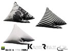 Набор мебели и декора "Kilox Relax" в стиле Black&White от BuffSumm для The Sims 3