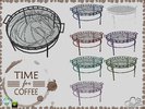 Сет из 12 объектов "Время для кофе" от BuffSumm для The Sims 4