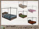 Спальня "Rustic Romance" от BuffSumm для The Sims 4